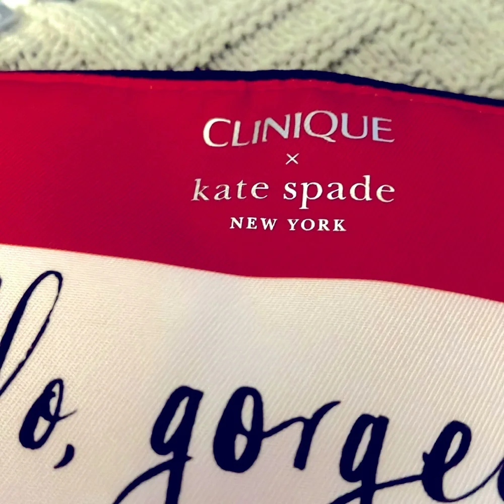 Kate Spade and Clinique Limited Edition “Hello Gorgeous” Cosmetic Bag